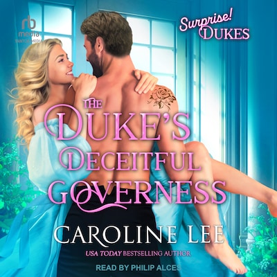 The Duke’s Deceitful Governess – omslag til lydbogen af Caroline Lee