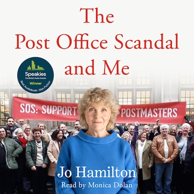 The Post Office Scandal and Me – omslag till ljudboken av Jo Hamilton