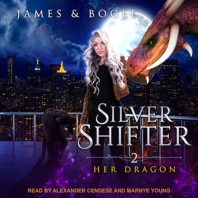 Her Dragon – omslag til lydbogen af Katherine Bogle, Alexa B. James