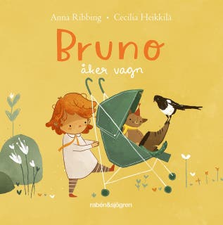 Bruno åker vagn – omslag till ljudboken av Anna Ribbing,Cecilia Heikkilä