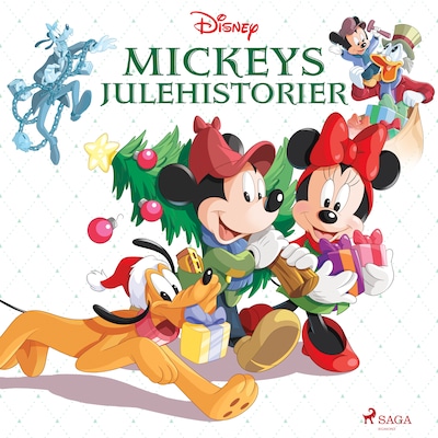 Mickeys julehistorier – omslag til lydbogen af Disney