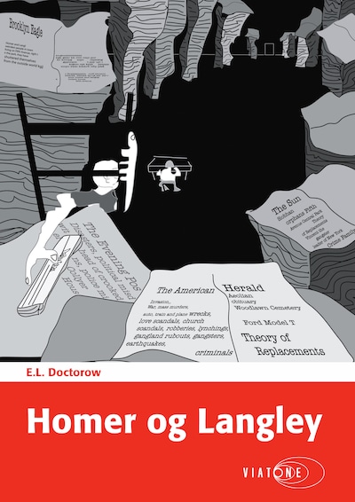 Homer og Langley – omslag til lydbogen af E.L. Doctorow