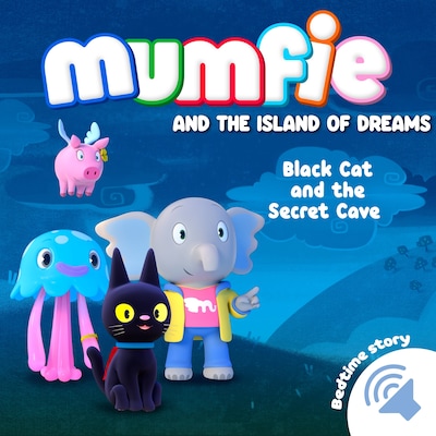 Black Cat and the Secret Cave – okładka audiobooka, autor Mumfie audiobooks in English