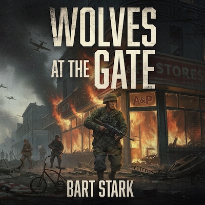 Wolves at the Gate – omslag til lydbogen af Bart Stark