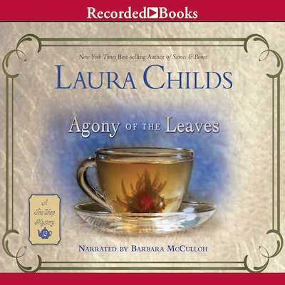 Agony of the Leaves – omslag til lydbogen af Laura Childs