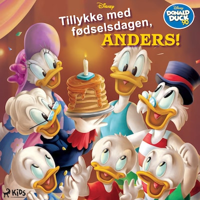 Tillykke med fødselsdagen, Anders! – omslag til lydbogen af Disney