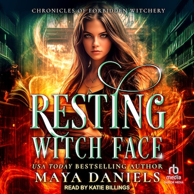 Resting Witch Face – omslag til lydbogen af Maya Daniels