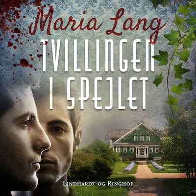 Tvillingen i spejlet – omslag til lydbogen af Maria Lang