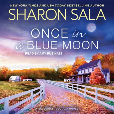Once in a Blue Moon – omslag til lydbogen af Sharon Sala