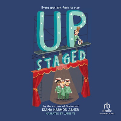 Upstaged – omslag til lydbogen af Diana Harmon Asher