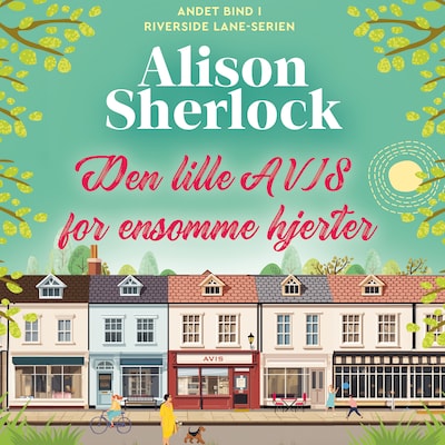 Den lille avis for ensomme hjerter – omslag til lydbogen af Alison Sherlock