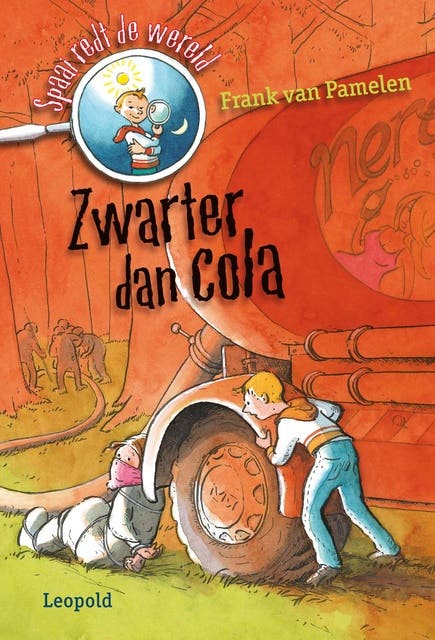 Zwarter dan cola: spaai redt de wereld – omslag van het luisterboek van Frank van Pamelen