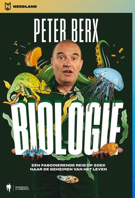 Biologie: Een fascinerende reis op zoek naar de geheimen van het leven – omslag van het luisterboek van Peter Berx