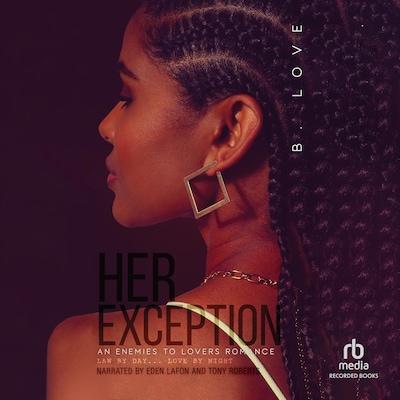 Her Exception – omslag til lydbogen af B. Love