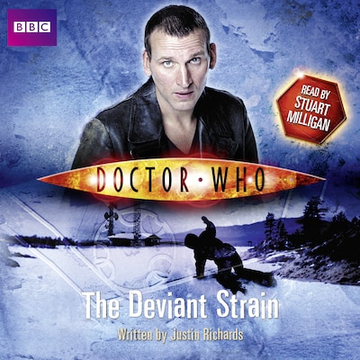 Doctor Who: The Deviant Strain – omslag til lydbogen af Justin Richards
