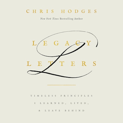Legacy Letters – omslag til lydbogen af Chris Hodges