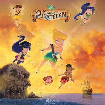 Disney Fairies - Klokkeblomst og piratfeen – omslag til lydbogen af Disney