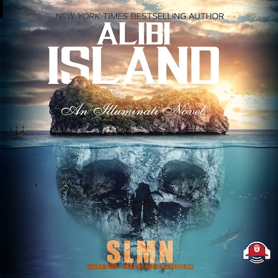 Alibi Island – omslag til lydbogen af SLMN