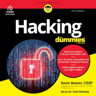 Hacking For Dummies, 7th Edition – omslag til lydbogen af Kevin Beaver, CISSP
