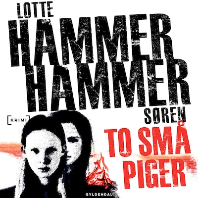 To små piger – omslag til lydbogen af Lotte og Søren Hammer