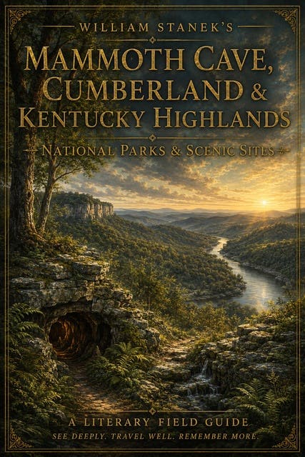 William Stanek's Mammoth Cave, Cumberland & Kentucky Highlands: A Literary Field Guide to Mammoth Cave, Cumberland & Kentucky Highlands National Parks & Scenic Sites – omslag til lydbogen af The Editors Of Our American National Parks
