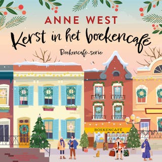 Kerst in het Boekencafé – omslag van het luisterboek van Anne West