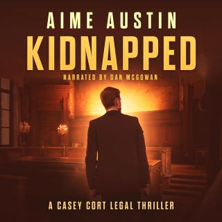 Kidnapped – omslag till ljudboken av Aime Austin