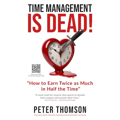 Time Management is Dead! – omslag til lydbogen af Peter Thomson
