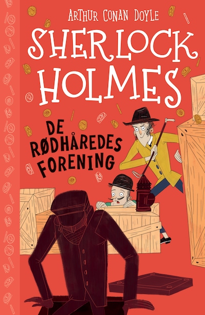 Sherlock Holmes (5) De rødhåredes forening – omslag til lydbogen af Arthur Conan Doyle