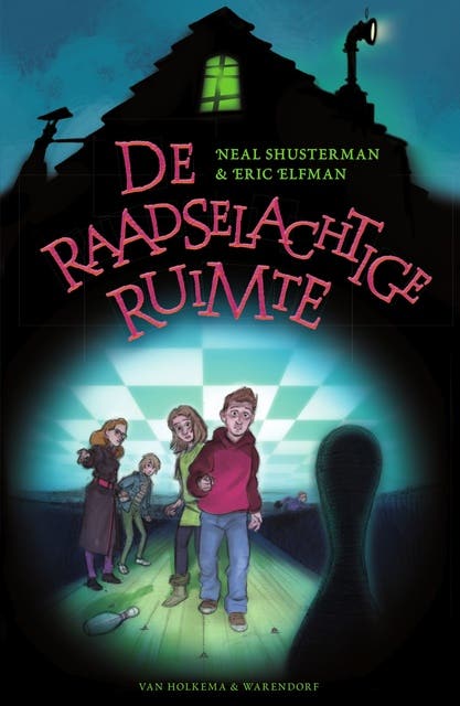 De raadselachtige ruimte – omslag van het luisterboek van Eric Elfman,Neal Shusterman