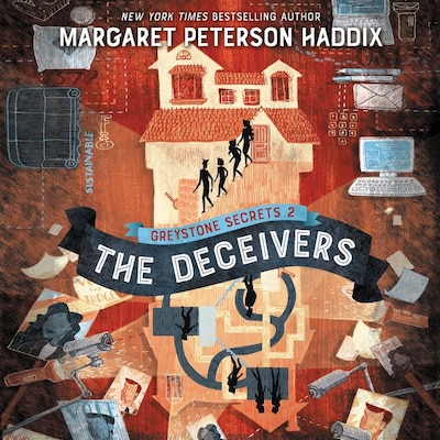 Greystone Secrets #2: The Deceivers – omslag til lydbogen af Margaret Peterson Haddix