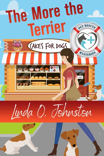 The More the Terrier – omslag til lydbogen af Linda O Johnston
