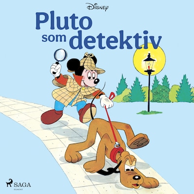 Pluto som detektiv – omslag til lydbogen af Disney