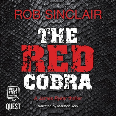 The Red Cobra (James Ryker Book 1) – omslag til lydbogen af Rob Sinclair