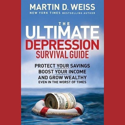 The Ultimate Depression Survival Guide – omslag til lydbogen af Martin D. Weiss