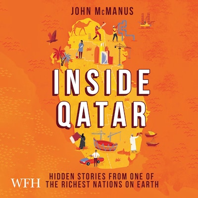 Inside Qatar – omslag til lydbogen af John McManus