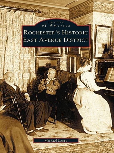 Rochester's Historic East Avenue District – omslag til lydbogen af Michael Leavy