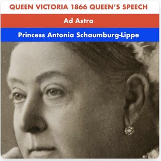 Queen Victoria 1866 Queen's Speech: Ad Astra Grand Classics – omslag till ljudboken av Queen Victoria
