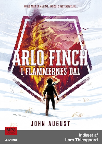Arlo Finch i flammernes dal (1) – omslag til lydbogen af John August