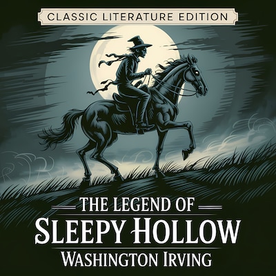 The Legend of Sleepy Hollow [Classic Literature Edition] – omslag til lydbogen af Washington Irving
