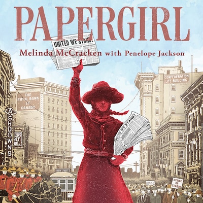 Papergirl – omslag til lydbogen af Melinda McCracken
