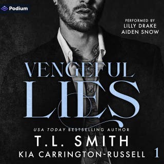 Vengeful Lies: Vengeful Lies, Book 1 – omslag till ljudboken av T.L. Smith, Kia Carrington-Russell