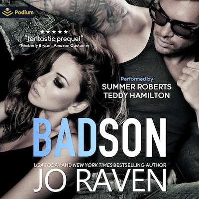 Bad Son – omslag til lydbogen af Jo Raven