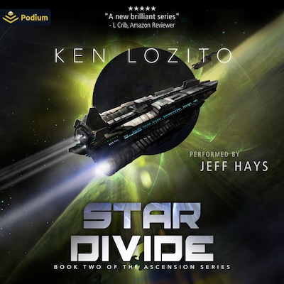 Star Divide – omslag til lydbogen af Ken Lozito