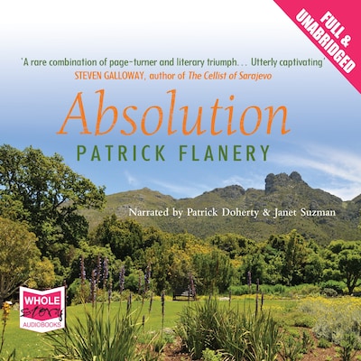 Absolution – omslag til lydbogen af Patrick Flanery