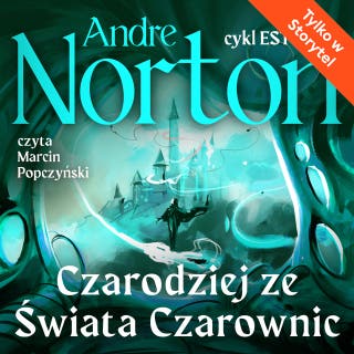 Czarodziej ze Świata Czarownic – okładka audiobooka, autor Andre Norton