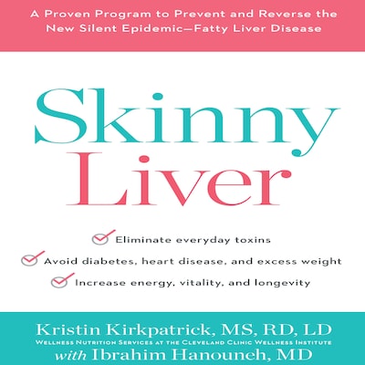 Skinny Liver – omslag til lydbogen af Kristin Kirkpatrick