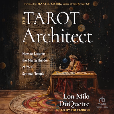 The Tarot Architect – omslag til lydbogen af Lon Milo DuQuette
