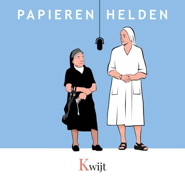 Kwijt – omslag van het luisterboek van Claartje Chajes,Katinka Polderman,Koen Caris,Koen Schouwenburg,Lena Kurzen,Leonieke Baerwalt,Lotte Velvet,Michael Veersma,Robin Kramer
