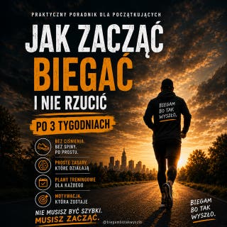 Jak zacząć biegać i nie rzucić po 3 tygodniach – okładka audiobooka, autor Łukasz Nester